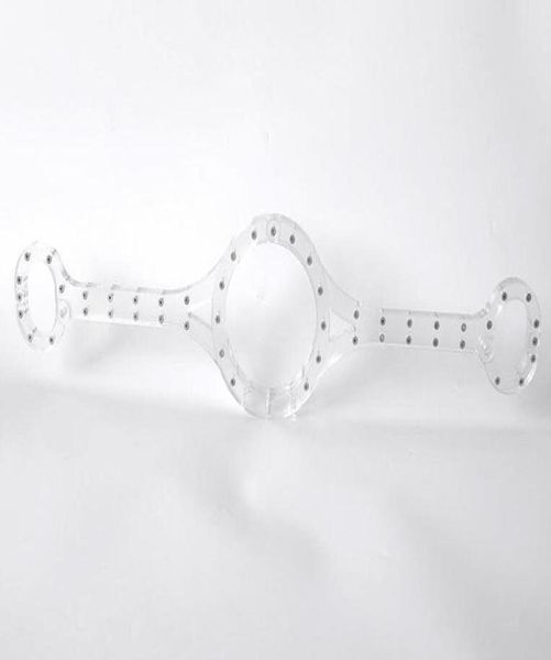 BDSM Luxury Plastics Plastic Cangue Heccuff Hearcuff Ronats Rondage Fillory Pillory с Lock Sex Toy5858236