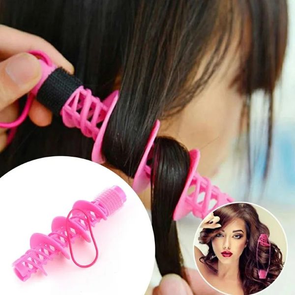 Big Wave Curls Rollers 2pcs Food Hair Styling Tools não machucar os rolinhos de cabelo Ferramenta de rolos mágicos