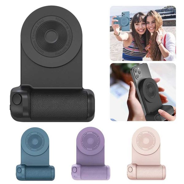 Selfie-Monopoden Magnetkamera Handle Kamerahalter Magsafe Desktop Wireless Ladegerät 3-in-1 Intelligent Bluetooth Handheld Schockabsorbing Selfie Stick S2452207