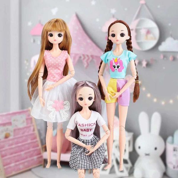 Bonecas lindas 30cm Doll Princess Doll 28 Com Mobile Diy Doll Toy Childrens Girl Doll Gift Toy Lollipop Doll (vestido e sapatos como presentes) S2452307