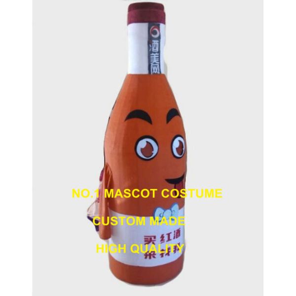 mascote de garrafa de vinho ostume personagem personalizado personagem de tamanho adulto de tamanho de carnaval 3374 figurinos de mascote