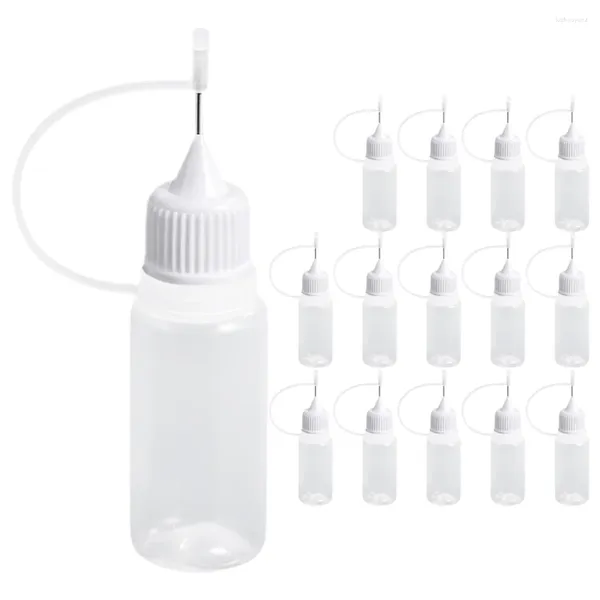 Vasos de 15pcs conjuntos de terno de spray traje de agulha Diy Quilling Craft Bottle