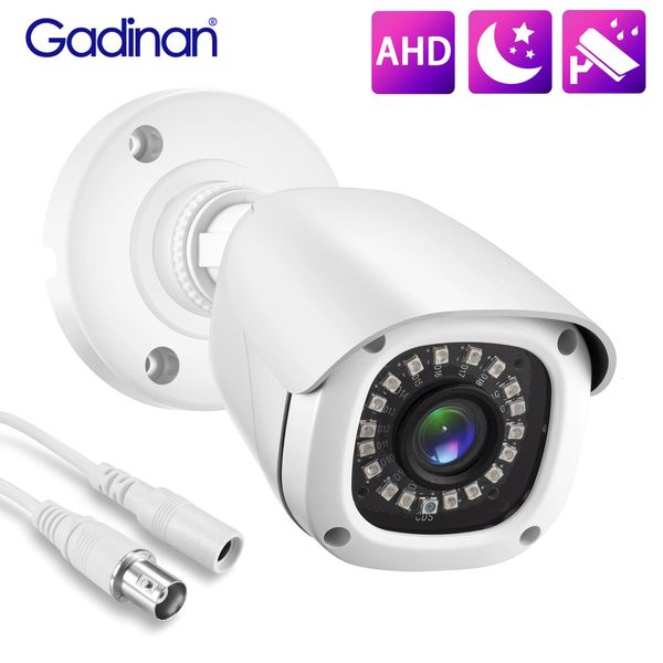 Gadinan HD 720p 1080p 5mp AHD Câmera de vigilância com fio em casa Bullet Bullet ao ar livre BNC CEMANHA CENVERENTE 240514