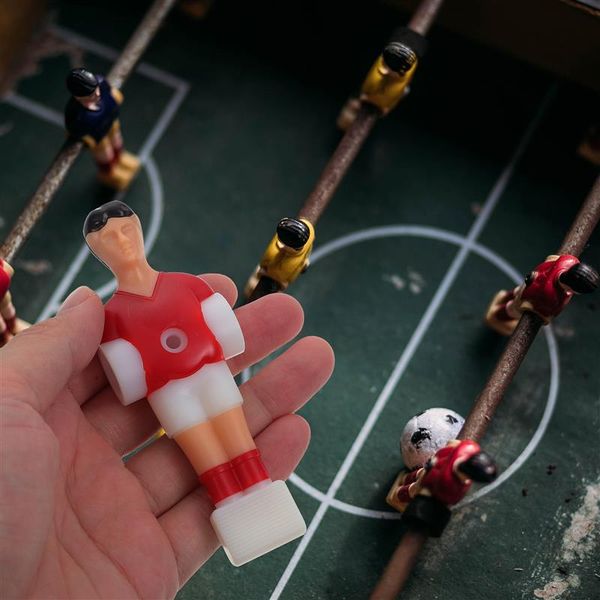 10 шт. Интересные футбольные игроки кукол пластиковые фигуры для столовых футбольных машин футбольные машины аксессуары