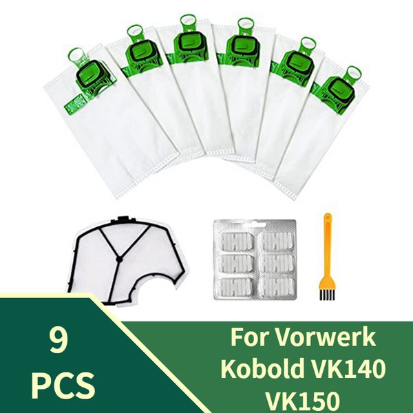 Heiß für Kobold Vakuum Cleaner Bag Kit kompatibel für Vorwerk Kobold VK140 VK150