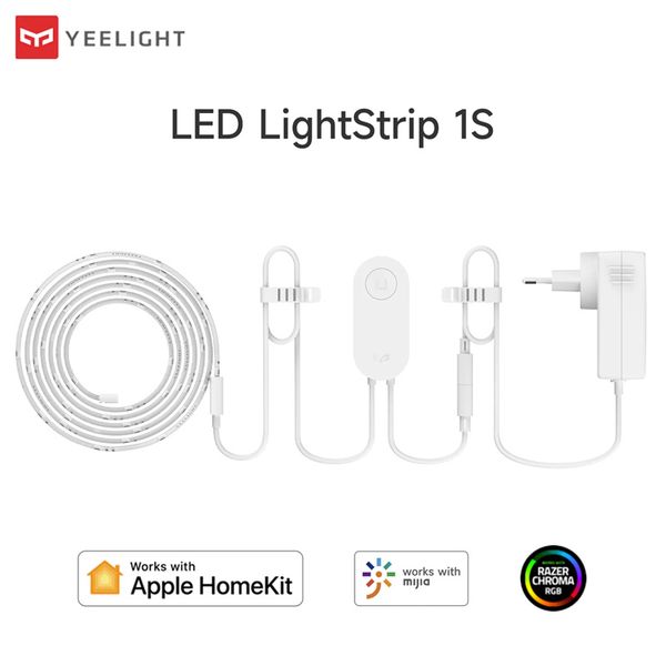 Yeelight RGB Lightstrip 1S Intelligent Light Strip Band Smart Home Phone App WiFi Bunt Lamm LED 2 m bis 10 m 16 Millionen 60 LED