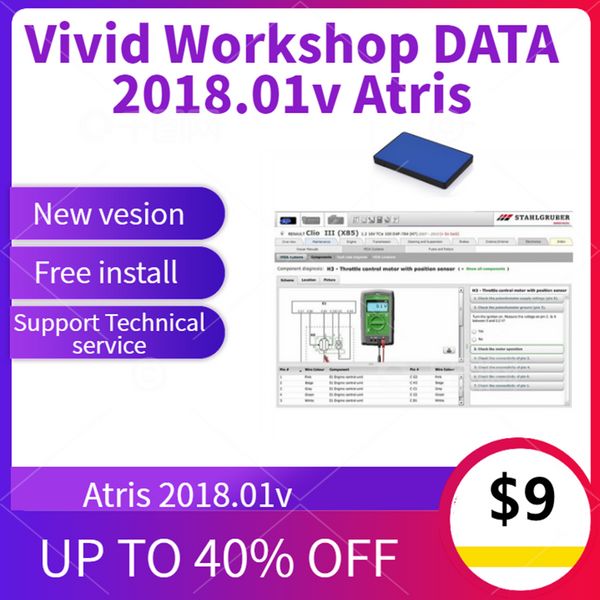 2024 Heiße Ankunft Lebendige Workshop-Daten 2018.01V ((Atris-technik) Europa Automotive Repair Software Atris Teile Katalog Lebendige Arbeiten