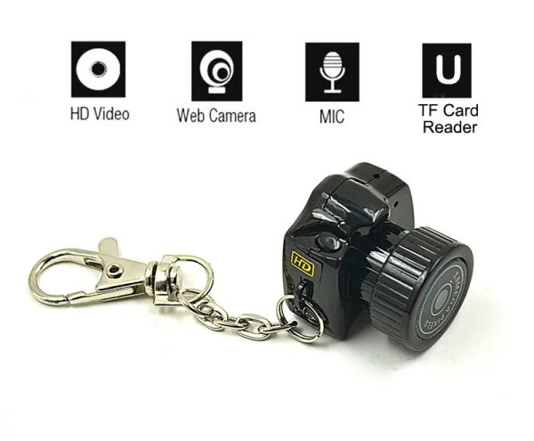 Tiny Mini Camera HD Video Audio Registratore Webcam Y2000 CAMPIONE Small DV DV DVR Secret Secret Cart Car Sport Micro Cam con microfono