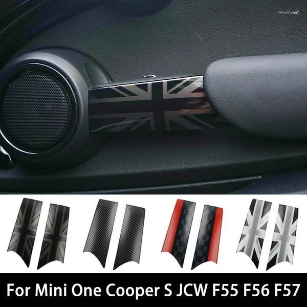 Accessori per interni per mini One Cooper S JCW F56 F57 F55 Porta della porta per auto copri adesivi Auto Styling