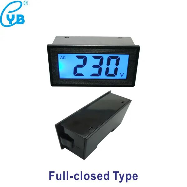 YB5135D AC 80-500V Spannungsmesser Voltmeter 2-Wire LCD Digital Volt Panel Meter 100V110V 120V 220V 230V 380V Indikator Tester D69