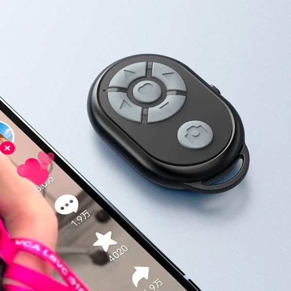 Controller video telecomando Bluetooth Remote per iPhone Android Mobile Universal Remote Control per la pagina del film Tiktok