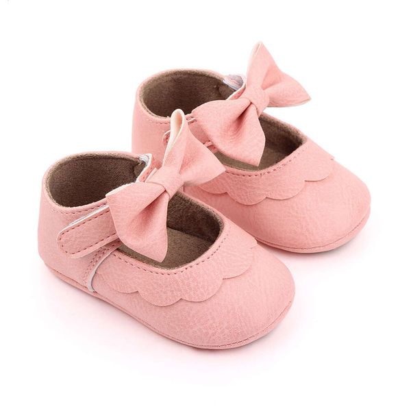 6 9 12 18 Monate Infant Girls Single Bowknot First Walkers Kleinkind Sandalen Prinzessin Baby Walking Slipper Schuhe L2405