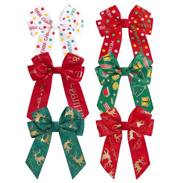 2 pezzi/set di decorazioni per feste di capodanno per le ragazze per bambini decorazioni natalizie forniture per bambini accessori per capelli regalo all'ingrosso 54ffed