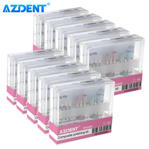 10 caixas kit de polimento composto dental azdent