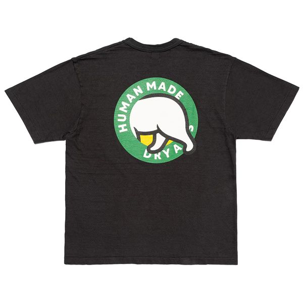 24SS-Sommer Japan Übergroße Polarbärendruck Zylindrische T-Shirt-Mode-Herren-Kurzarm-Baumwoll-Skateboard T-Shirt Frauen Kleidung Casual Graphic T-Shirt 0525