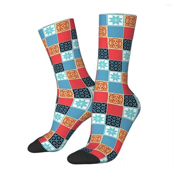 Мужские носки Azul The Tiles вдохновляют искусство Art Harajuku Super Soft Chonpockings В течение всего сезона