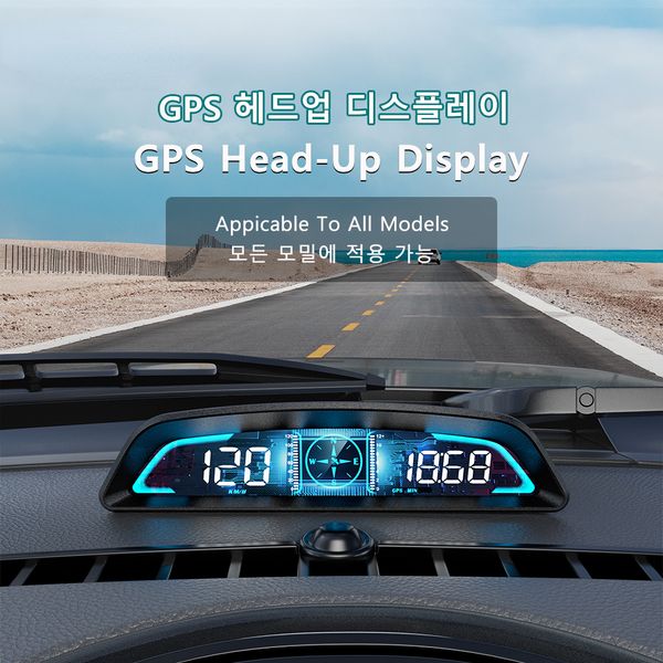 G3 GPS HUD Auto -Tachometer -Kopf -Up -Display -Auto Smart Digital Alarm Reminder Messmesser Elektronikzubehör für alles Auto