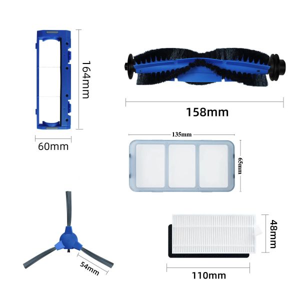 Para eufy robovac 11s / 25c / 30 / 30c / 35c / 12/15t / 15c Slim Robot Astroner Peças