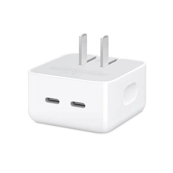 PD 35W 50W 2 em 1 Chargers Dual Usb-C Porta Power Adapter CA Adaptador Fast Charging US UE Plugue de parede para MacBook Mini iPhone x 11 12 13 Pro Max Double TypeC USB C C C