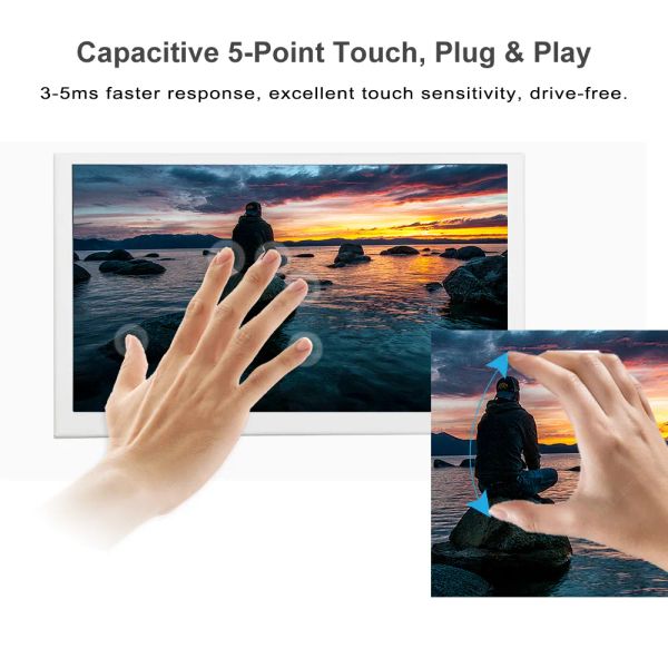 LCD Display Touch Screen HDMI Monitor de 7 polegadas de tela sensível