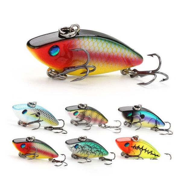 Приманки заманивает Crankbait 40 мм 4,5 г мини -виб -приманка для рыбалки приманка без губ