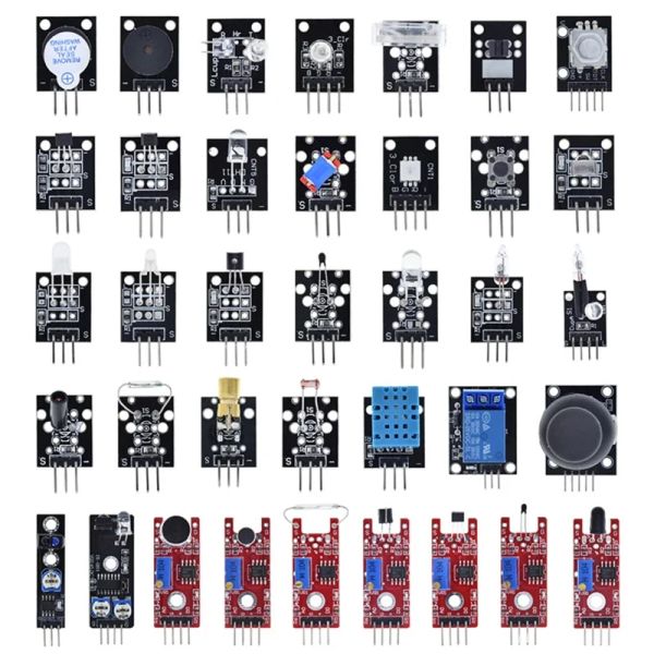 Arduino Başlangıç ​​Kiti için 1 Sensör modülü 45'te 1 sensör kitinde 37'den daha iyi, 1 sensör kitinde UNO R3 MEGA2560 için