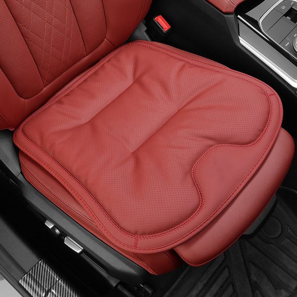 Кожаная подушка для автомобильного сиденья Nappa для вождения для BMW Badge X1 x2 x3 x4 ix i3 i4 ix3 ix1 дышащий не скольжение, не скольжение