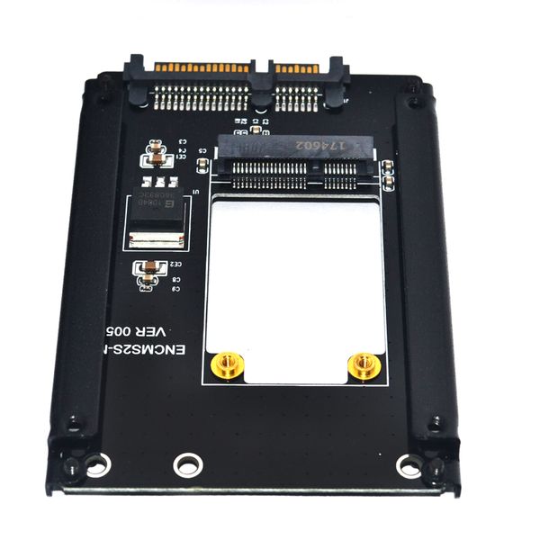 Dual MSATA an SATA -Adapter/ MSATA SSD bis 2.5 '' SATA 3 SSD -Adapterkarte SSD Case Mini Sata SSD MSATA SSD bis 2,5 Zoll SATA III 6 GPS