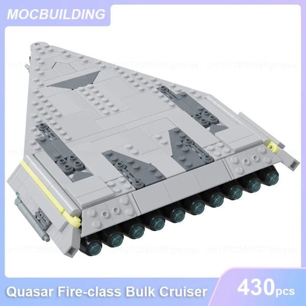 Quasar Fire-Class Bulk Cruiser 1: 1455 Modellmodell MOC Building Blocks DIY Assemble Bricks Educational Creative Toys Geschenke 430pcs