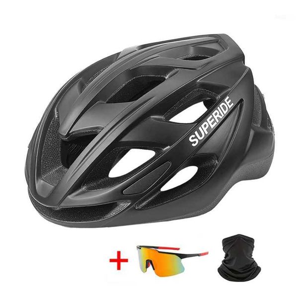 Caschi ciclistici Uomini superide sono donne ad ultralight corse in bicicletta muscolare ad alta intensità di muscolo mtb Muscolo open mountain bici Q240524