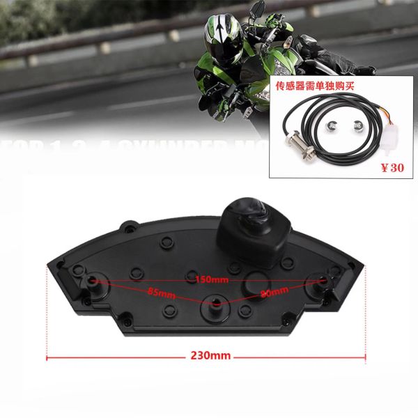 Para Kawasaki Ninja ZX10R ZX-10R 2012-2017 LED de motocicleta Speedômetro Digital Odômetro Tacômetro Medidor de Medidor de Combustível