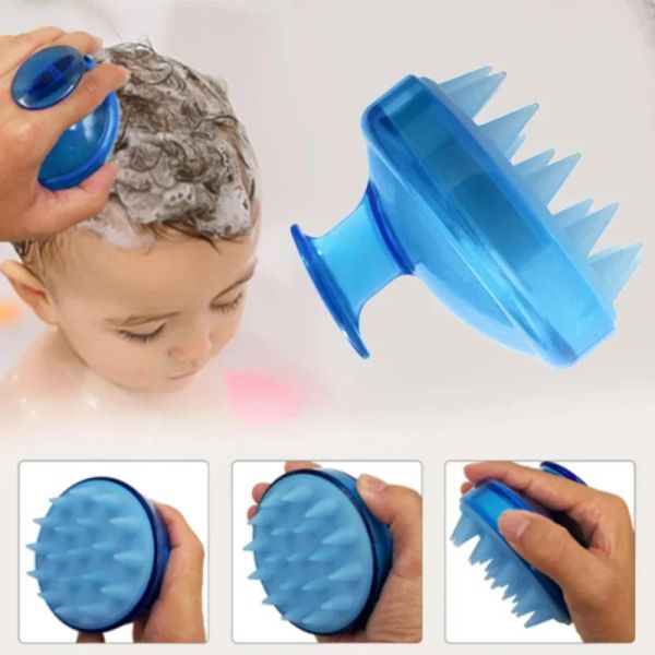 1pc Spa Massage Hair щетка силиконовая спа -шампунь щетка для душевой ванны расческа для волос -щетки