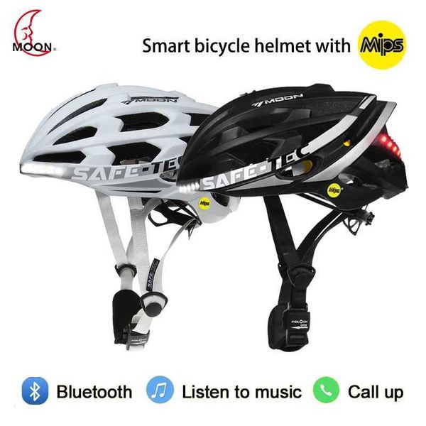 Caschi ciclistici Mips Muscolo in bicicletta Muscolo Bluetooth Bluetooth Bluetooth Bluetooth Bluetooth Bluetooth Accendino illuminazione Q240524