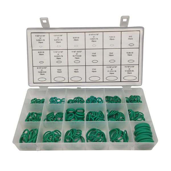 270pcs Kit O-ring di gomma in silicone sigillazione o anelli Kit di riparazione della guarnizione RUCCO IN MAGLIO IN MANE ASTORIO