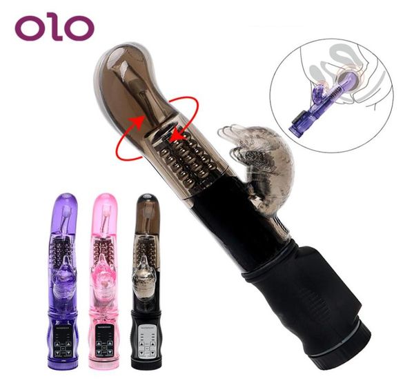 OLO 12 -скоростная дельфин DILDO Dual Vibration Gspot Massager Sex Toys для женщин стимулятор клитора для взрослых продуктов SH1908025212763