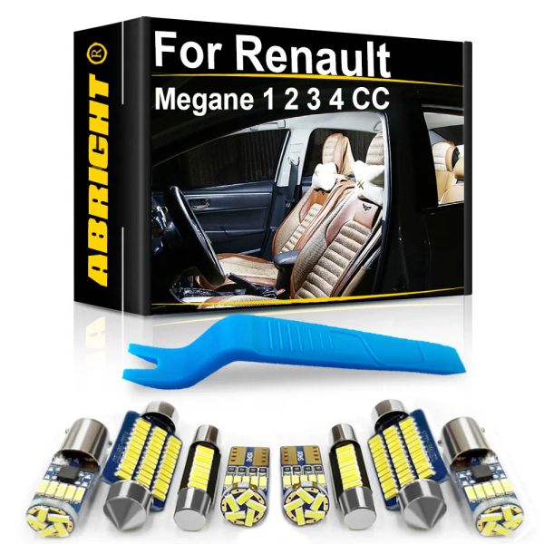 Per Renault Megane CC MK1 2 3 4 1997 1998 2006 2008 2010 2010 2014 2015 2015 2017 Accessori ACCARI AUTO INTERNI LED LIED CANBUS