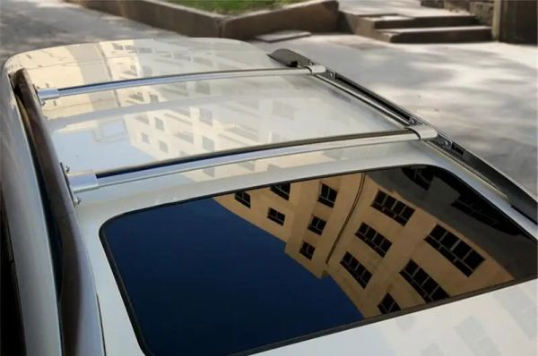 Rack de telhado de barra cruzada para Lexus RX270 RX350 RX450H 2007-2015 Railes de alumínio de alta qualidade Racks de bagagem Barras de transportadora