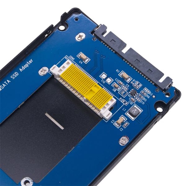OULLX MSATA M.2 NGFF an SATA3 Protokoll -Laptop SSD -Festplattenbox zur seriellen Port 2,5 -Zoll -Adapterkarte