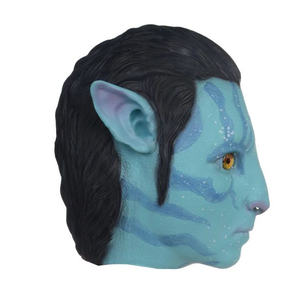 Film Avatar 2 Cosplay -Maske Latex Avatar Der Weg der Wasser außerirdische Kostümparty Halloween Masken Erwachsener