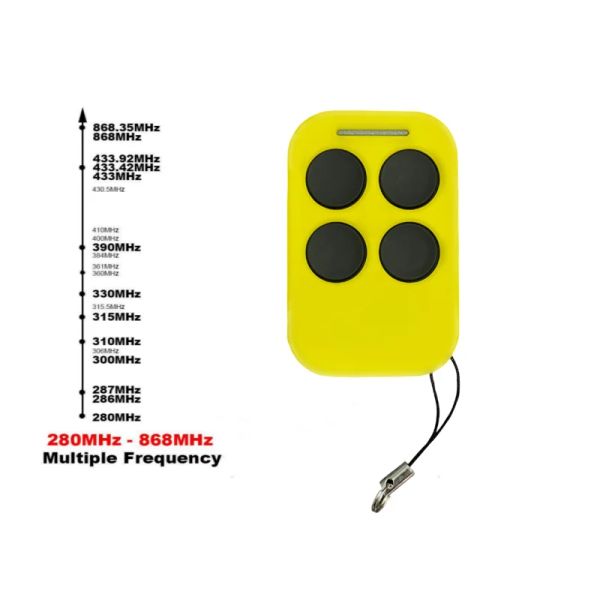 Fadini Jubi 433 Remoto Control 433MHz Fadini Jubi Piccolo gara di controllo Garage Aprire