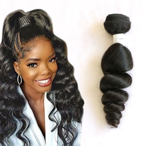 Capelli umani brasiliani Ofagni bundle a onde sciolte Prodotti 10-28 pollici campione all'ingrosso mqnls