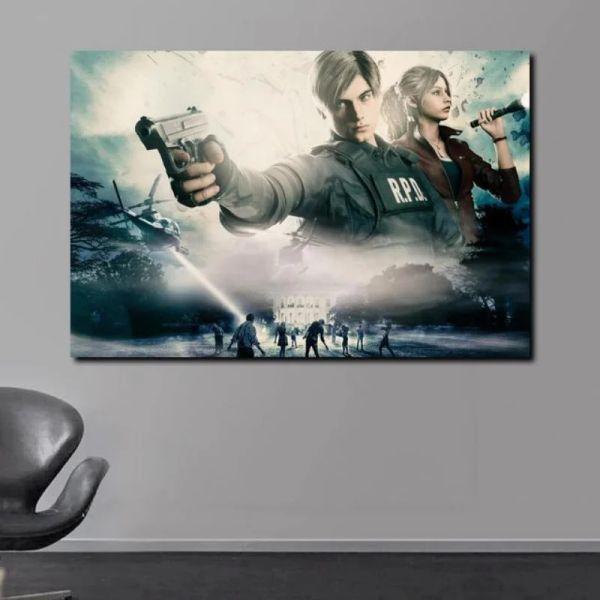 Плакаты Game Hot Sale Classic Movie Canvas Painting HD Print Wall Art Pictures для домашнего офиса декор комнаты комнаты