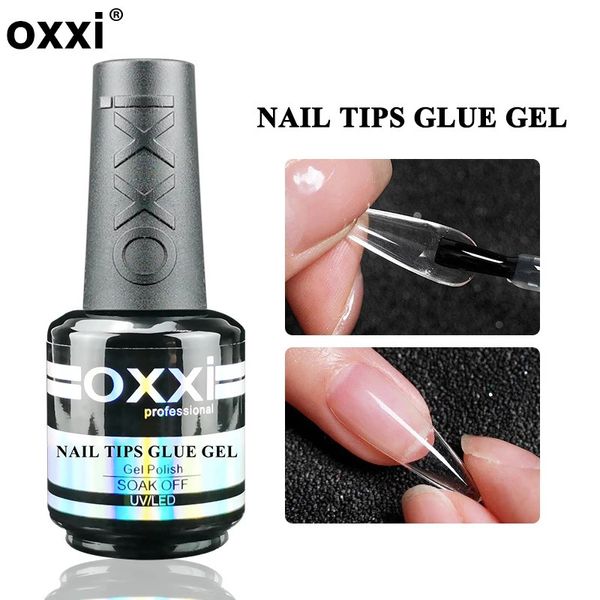 Oxxi false Glue Gel Gel лак 15 мл полупрофессиональные фальшивые гвозди с клейкой геллевой маникюр