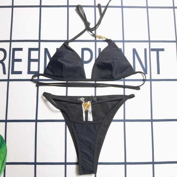 Set di bikini sexy di New Style Designer Sexy per Women Bandage Swimsuit Crop Top Top Abbigliamento da bagno per crash.