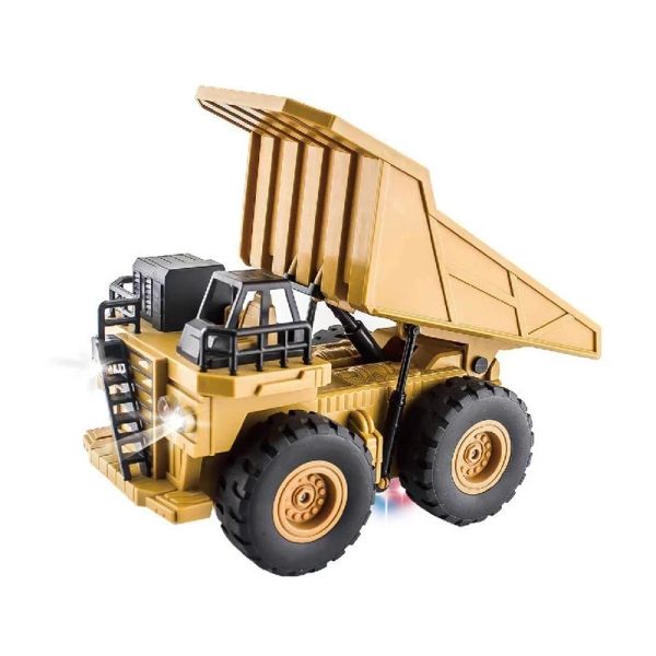 RC Dump Cement Trucks 1:24 pesante bulldozer modello ingegneristica autoritatore per auto controllate da auto per i regali per ragazzi