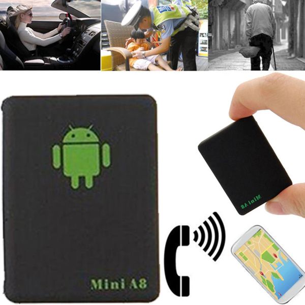 CAR GPS Tracker Mini A8 Localizador SOS Alarme Anti-Perda Bagagem Old Man Child Auto Posicionamento de Carros Eletrônicos de Carro Accesorios Carro