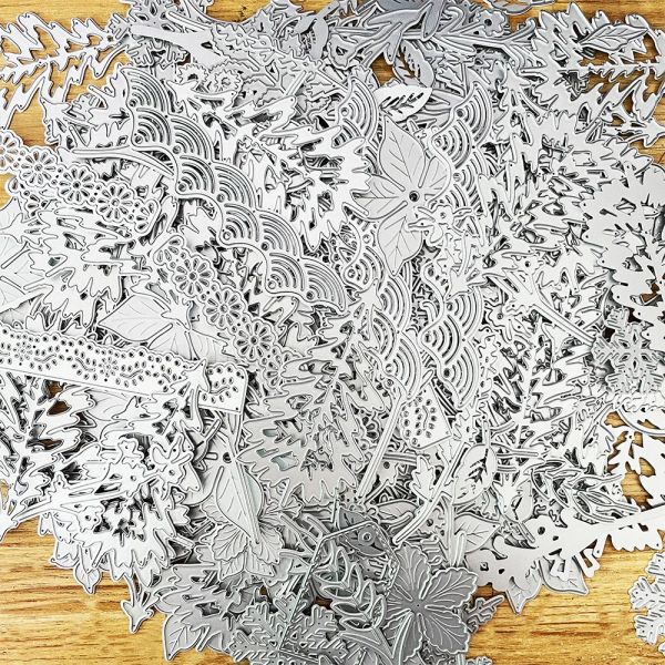 Metallschneidemiefen -Spitzenpflanze Blumen sterben zufällige Lieferung für DIY Scrapbook Paper Card geprägte Schablonen