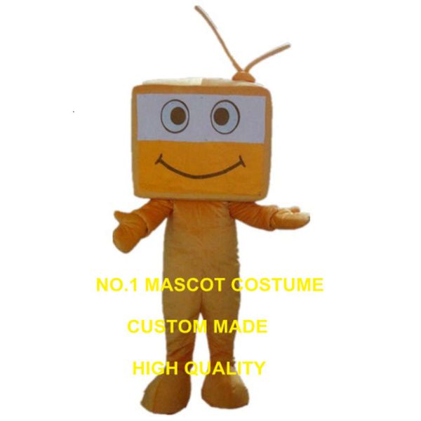 TEION MASCOT TV TV personalizado personagem de desenho animado Tamanho adulto Costume de carnaval 3110 Trajes de mascote