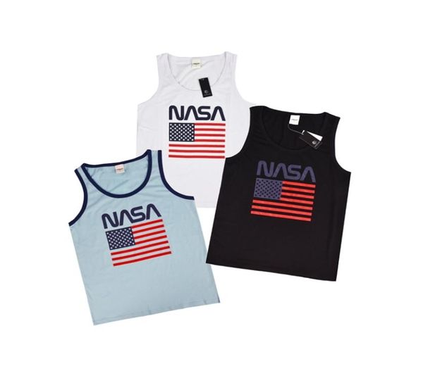 MEN039S Черно -белый синий серф -танк jamsurf Europe Beach Gym Fitness Youth Singlet USA Flag Print Homme Street Jersey Trabout VE8257785