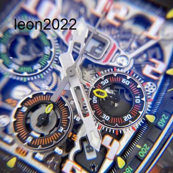 Designer assiste a relógios mecânicos automáticos Sport Wristwatches Relógios de pulso de luxo assistir RM 1103 McLaren Colored Carbon P9CP